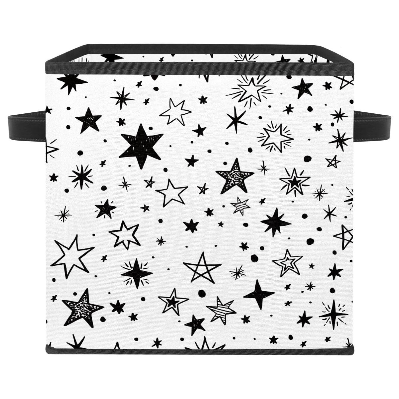 Organisateur de placard en tissu motif étoiles contre le désordre