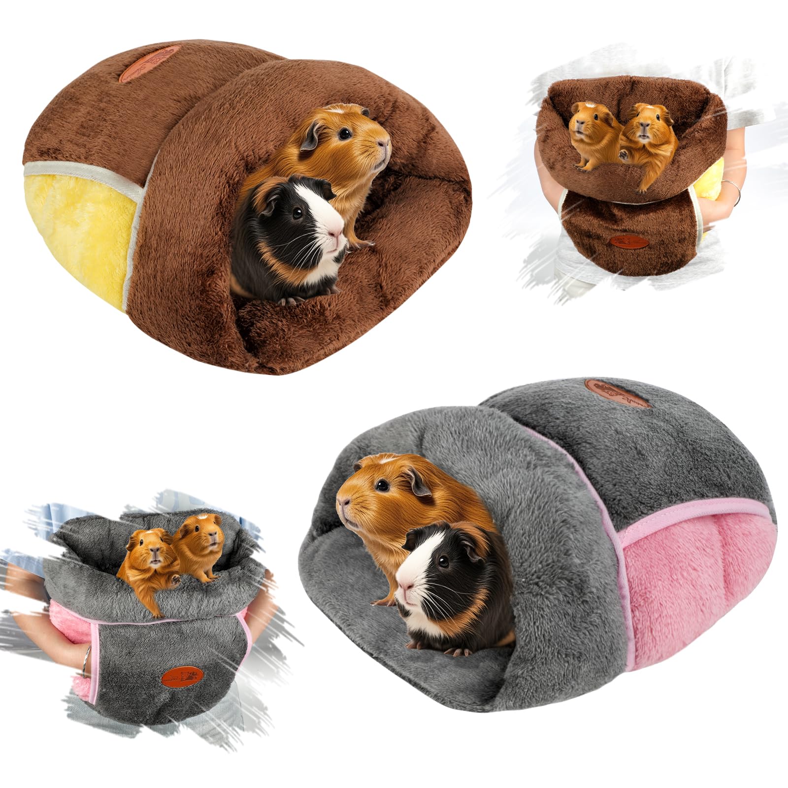 Cachette pour cochon d'Inde YUEPET couchage douillet pour furet et lapin en enclos