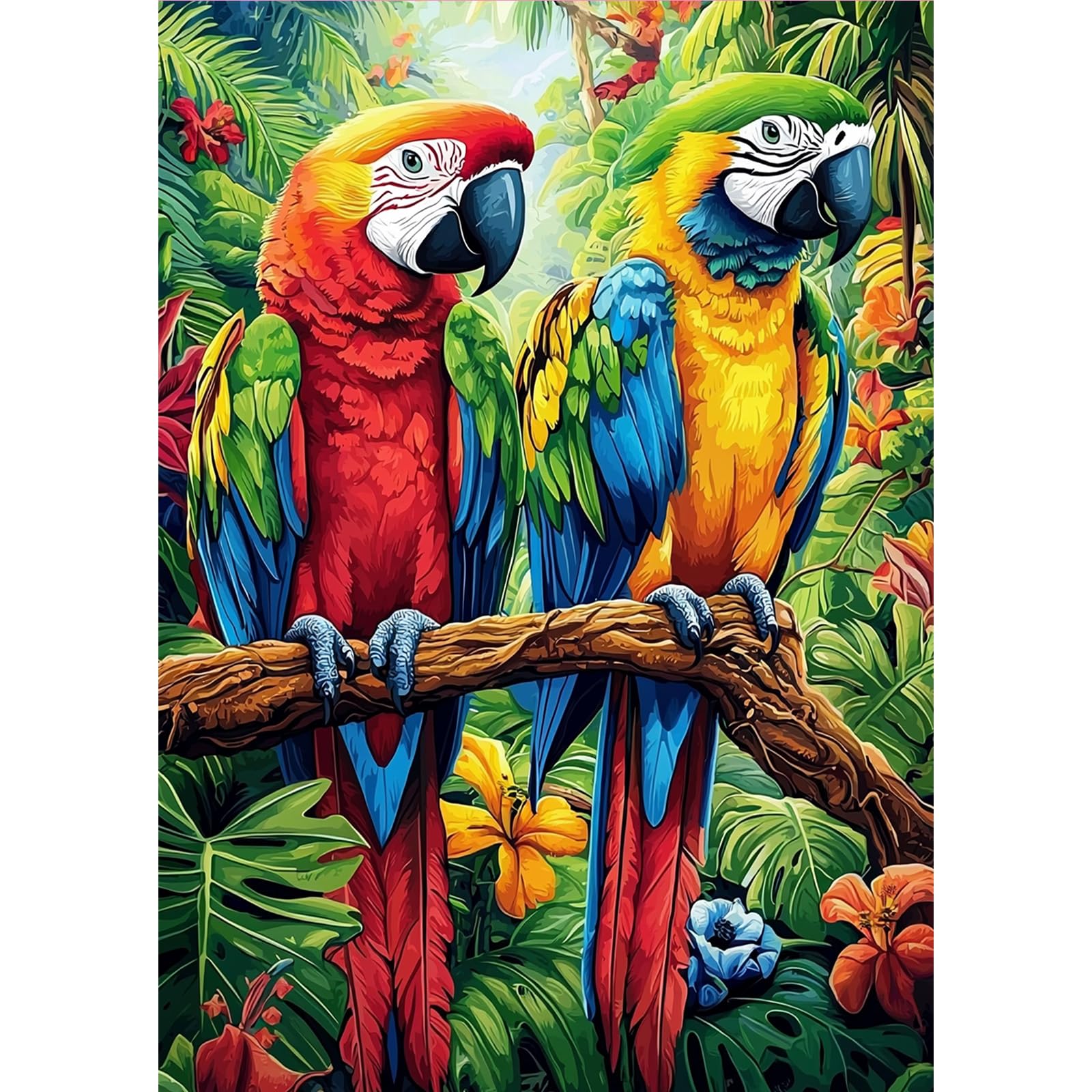 MOGTAA Kit Diamond Painting 5D Per Adulti - Paesaggio 30,5x40,6 Cm, Con Strass Rotondi, Tela Autoadesiva, Strumenti Inclusi, Per Principianti