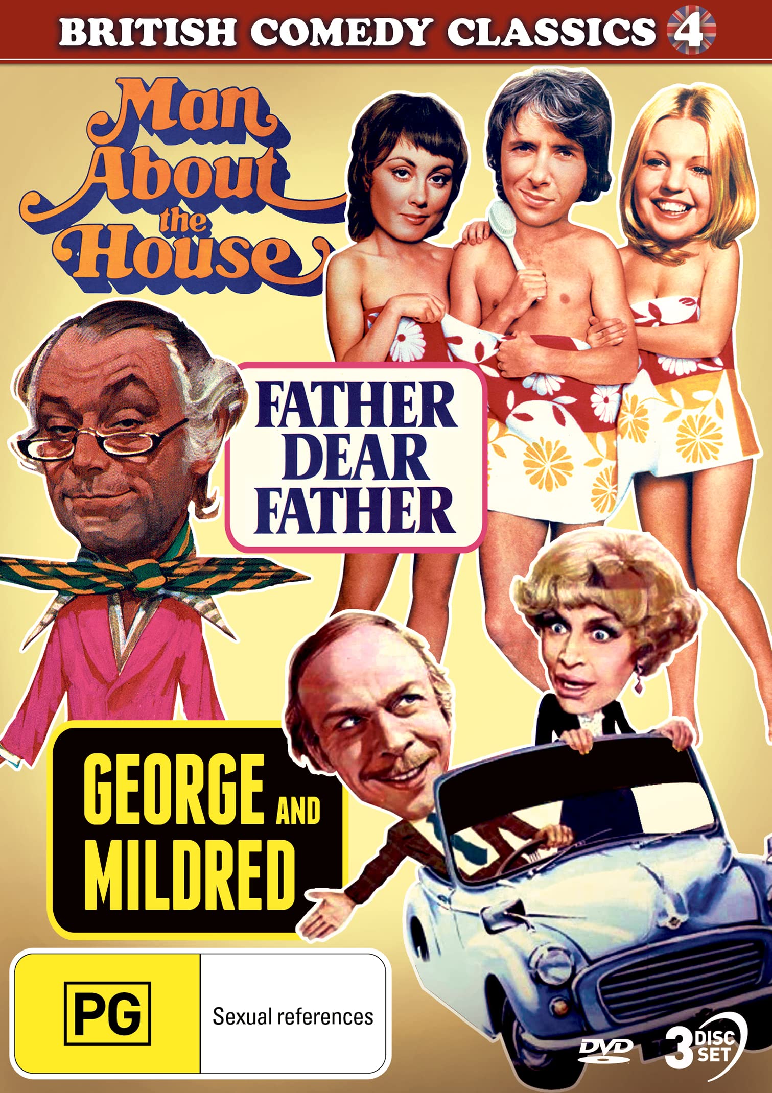 British Comedy Classics 4 DVD de series George & Mildred y Man About The House