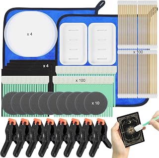 Card Care Clean Kit,8-in-1 Card Cleaning and Card Flattening Kit, Trading Card Cleaning Kit with Fixing Jig and EVA Shaping Foam, Suitable for PSA Rated Card Care