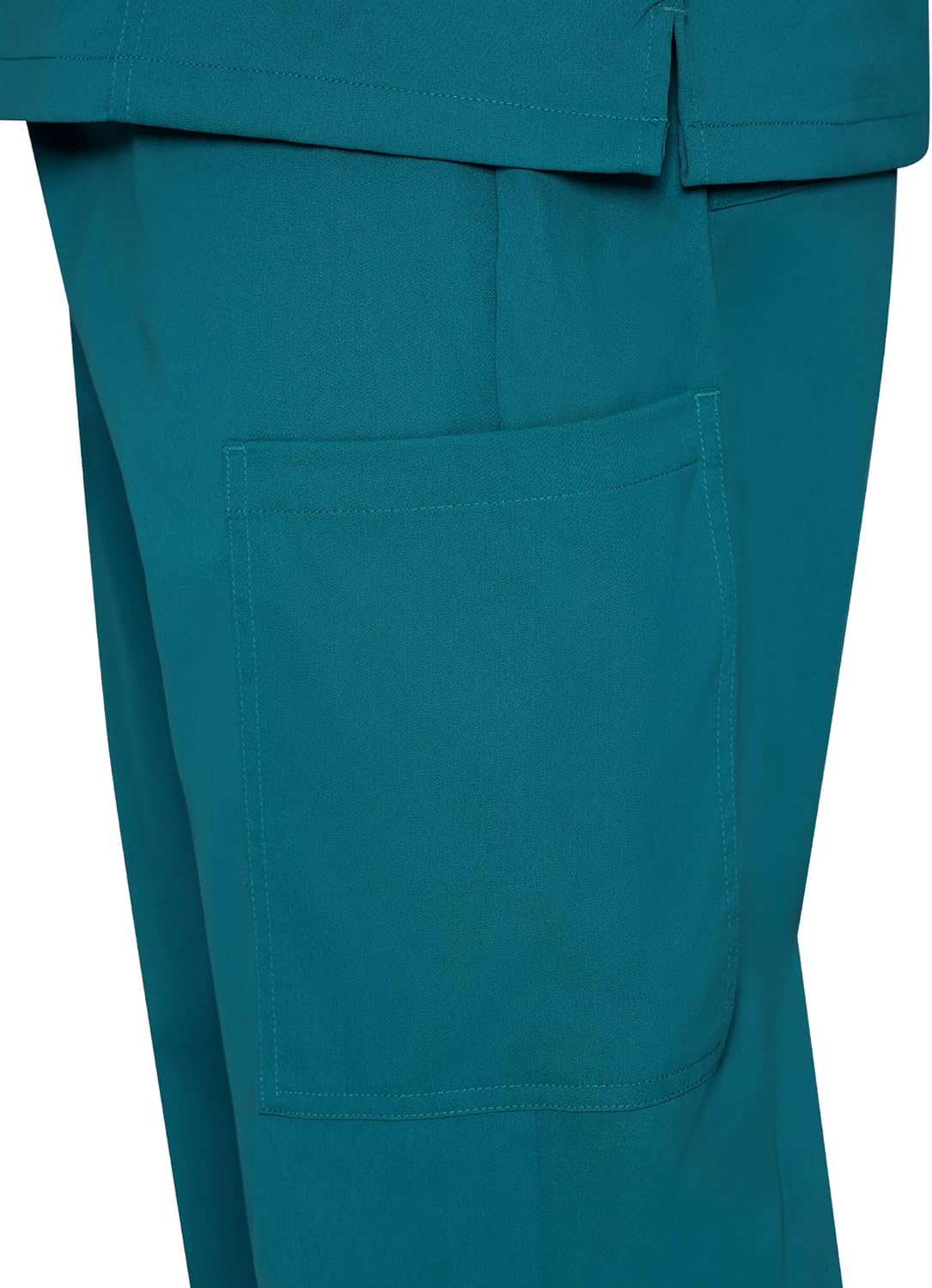 COZYFIT Scrubs for Men Set - V-Neck Scrub Top and Straight Leg Pants with 11 Pockets - Image 5