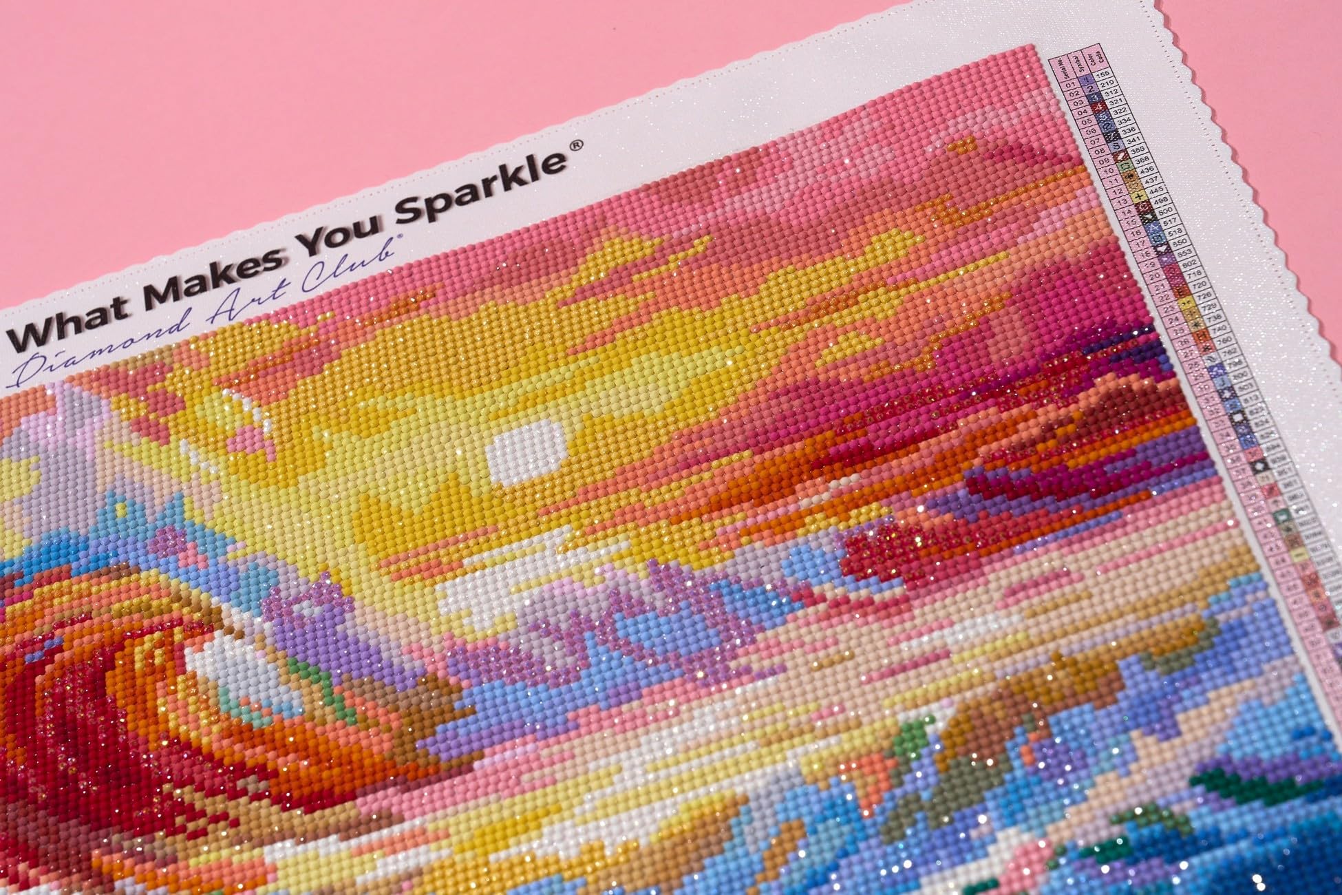 DIAMOND ART CLUB Colorful Ocean Waves Diamond Painting Kit, Fun