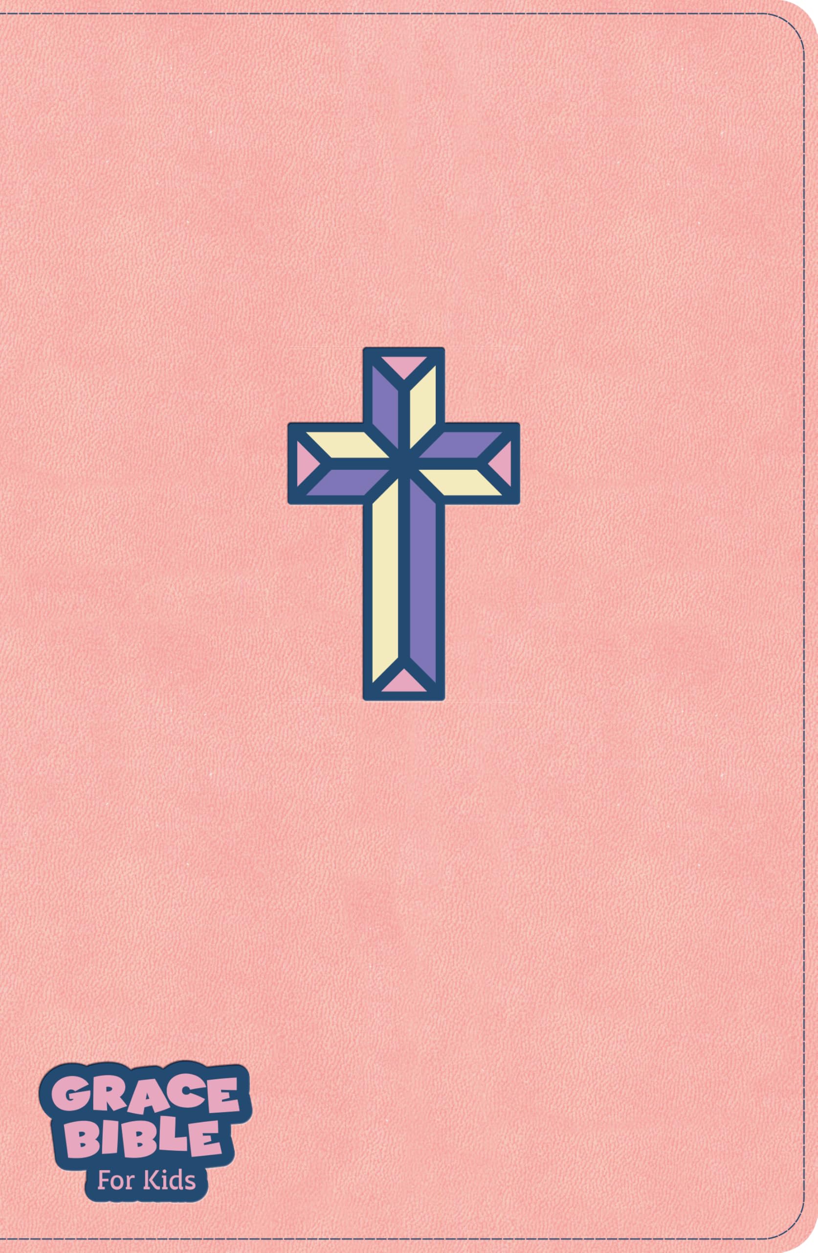 CSB Grace Bible for Kids, Pink LeatherTouch (Dyslexia Friendly)