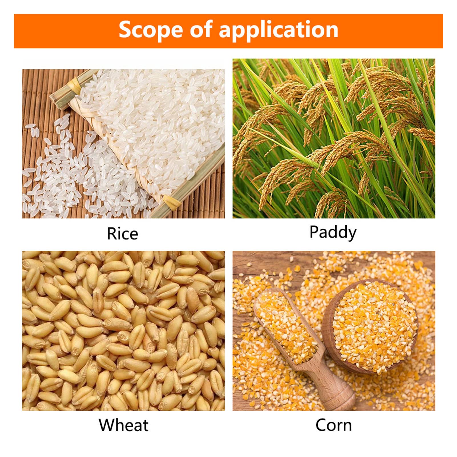 Tbest Misuratore di Umidità del Grano, Doppia Sonda con Display LCD