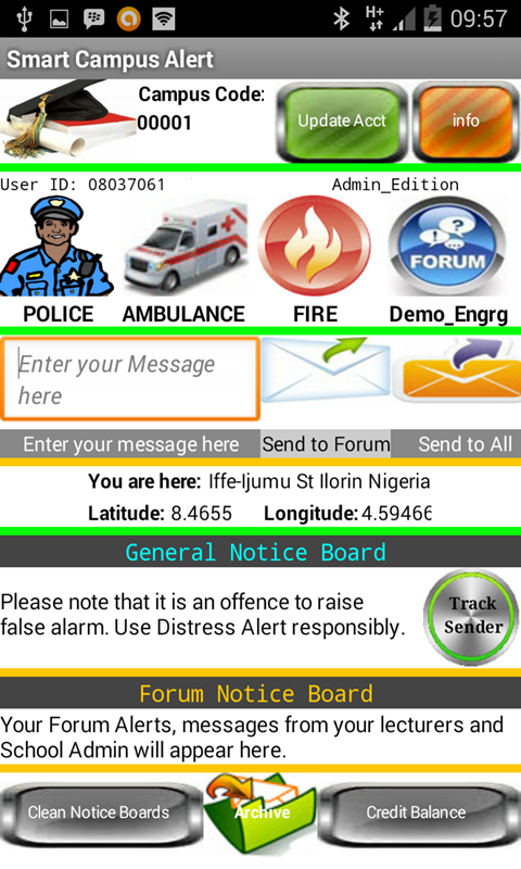 Smart Campus Alert - App on Amazon Appstore