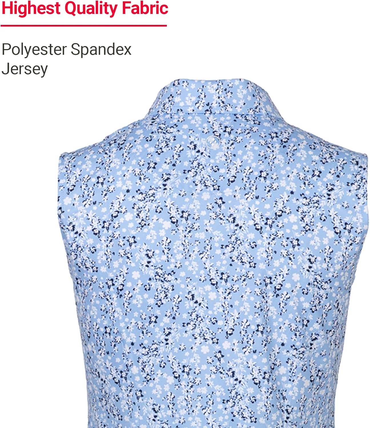 Jofit Apparel Women's Sleeveless Polo, Outdoor Athletic Wear, Stylish Semi-Fitted Top for Golf, Tennis & More