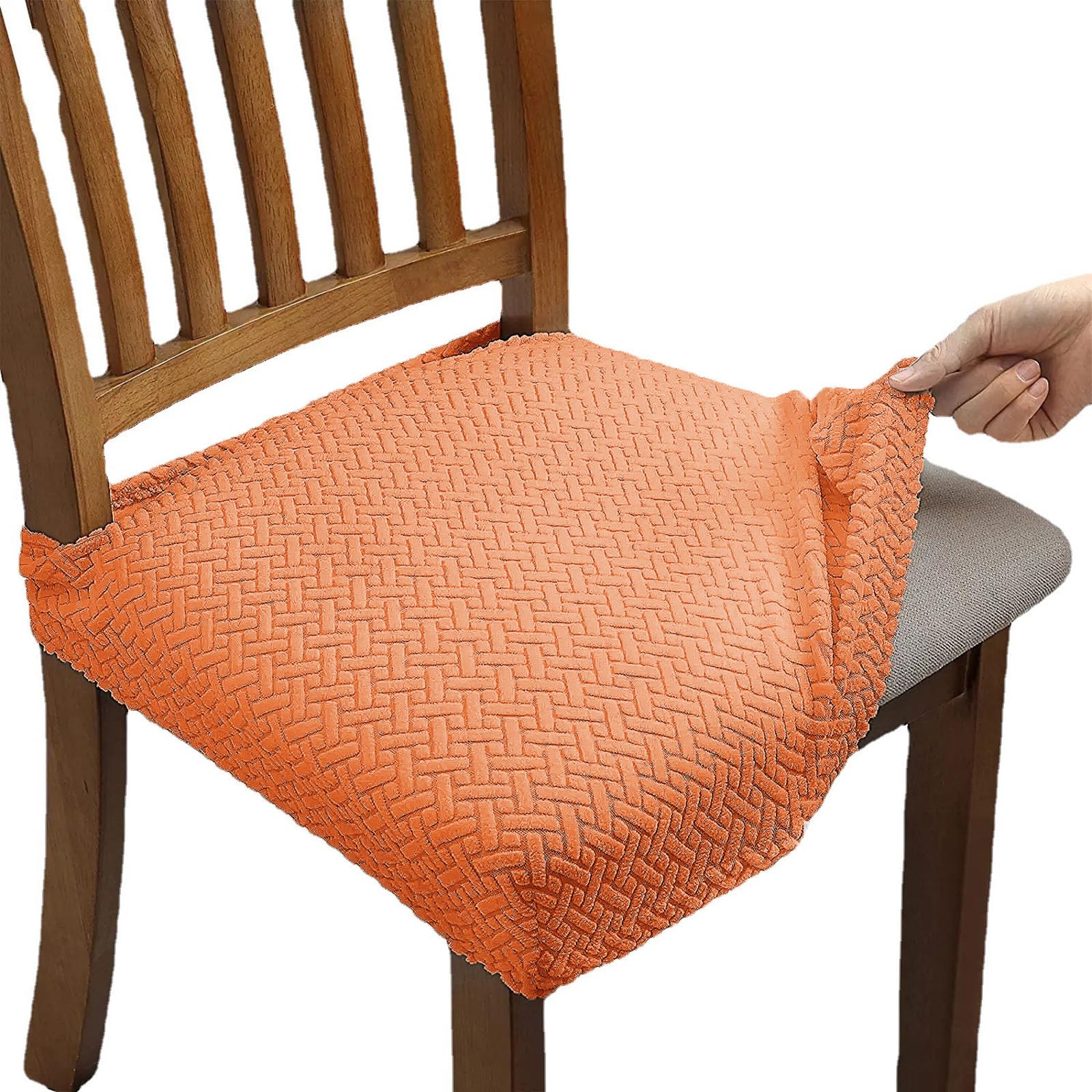 Piceioep Stretchy Waterproofs Slip Resistant Chair Slipcovers for Home Hotel Dining Chairs Sturdy Polyester Spandex Fabric Spill Polyester with Easy Setup Hotel Home