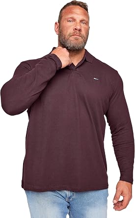 BadRhino Mens Big & Tall Polo Shirt Black