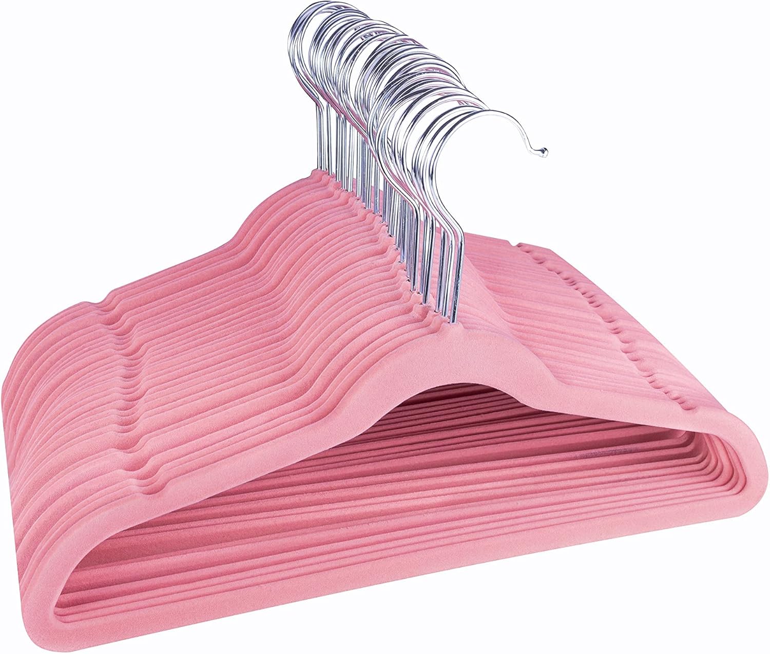 Flаѕh Dеаlѕ - 60% оƒƒ Premium 50 Velvet Hangers Non-Slip Velvet Children's Hanger - Clothes Hangers Velvet Space Saving Clothes Hangers 360 Rotation Swivel Hook Hangers Non Slip Hangers (50, Pink) Flаѕh Dеаlѕ - 60% оƒƒ Premium 50 Velvet Hangers Non-Slip Velvet Children's Hanger - Clothes Hangers Velvet Space Saving Clothes Hangers 360 Rotation Swivel Hook Hangers Non Slip Hangers (50, Pink)