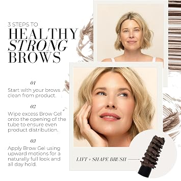 Fitglow Beauty Plant Protein Brow Gel, Taupe Blonde, 4g