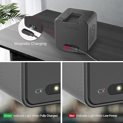 Miniatura 9 de Ulanzi PT-3 Triple Cold Shoe Gimbal + ULANZI Cute LITE Impermeable Light