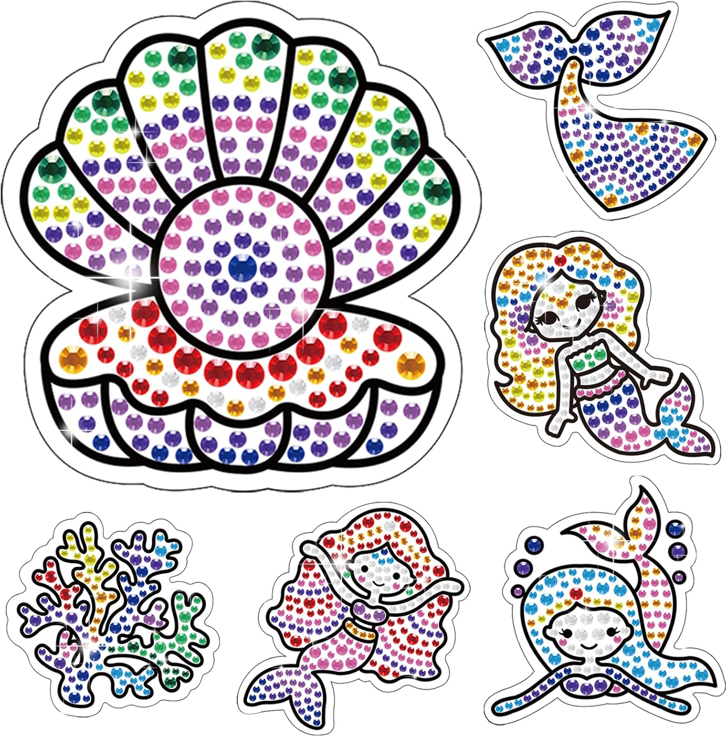 Kit Creazione Fasce Per Capelli Sirena - Fai Da Te Per Bambine 5-12 Anni, 52 Pezzi, Regalo Creativo - Foto 11