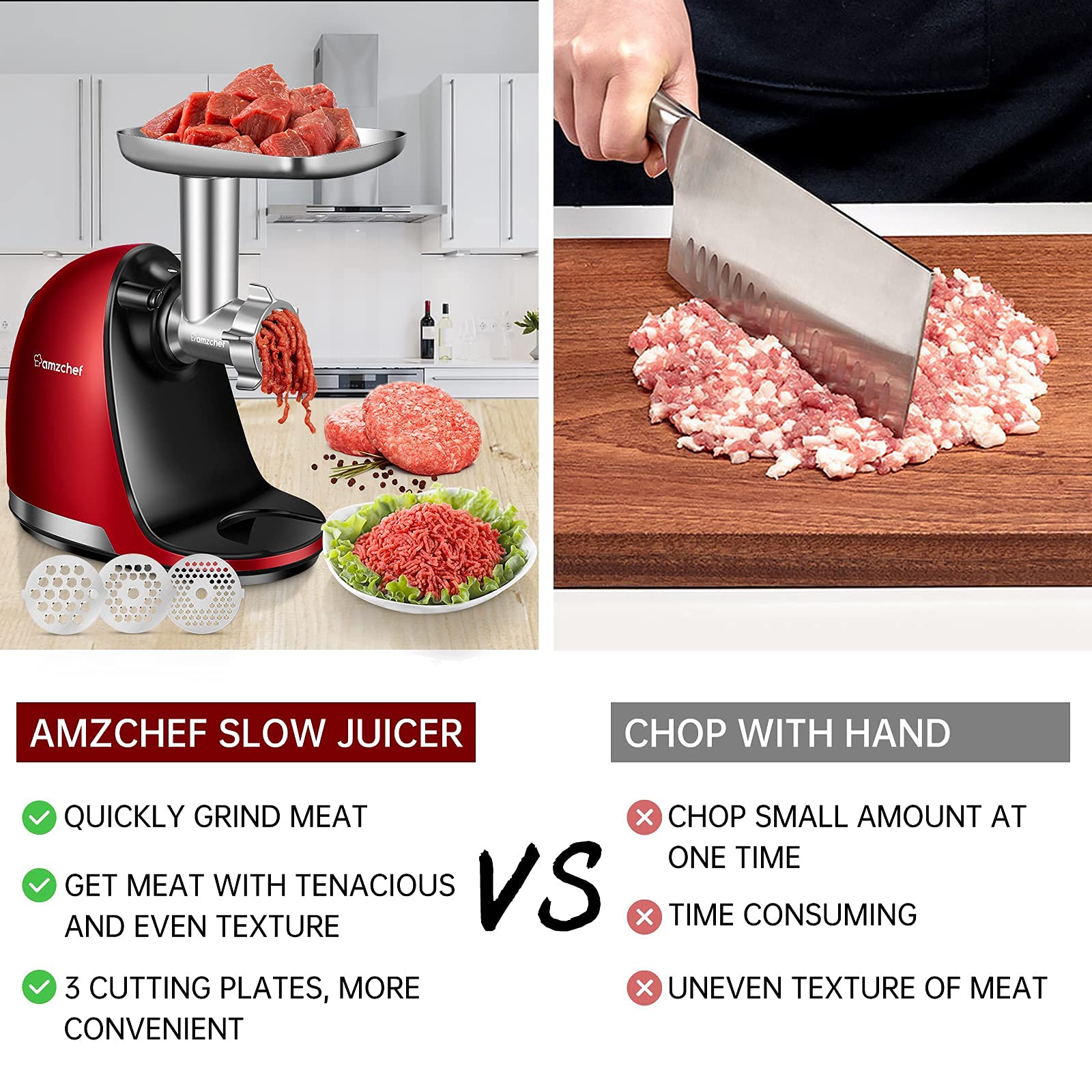 omega juicer meat grinder attachment