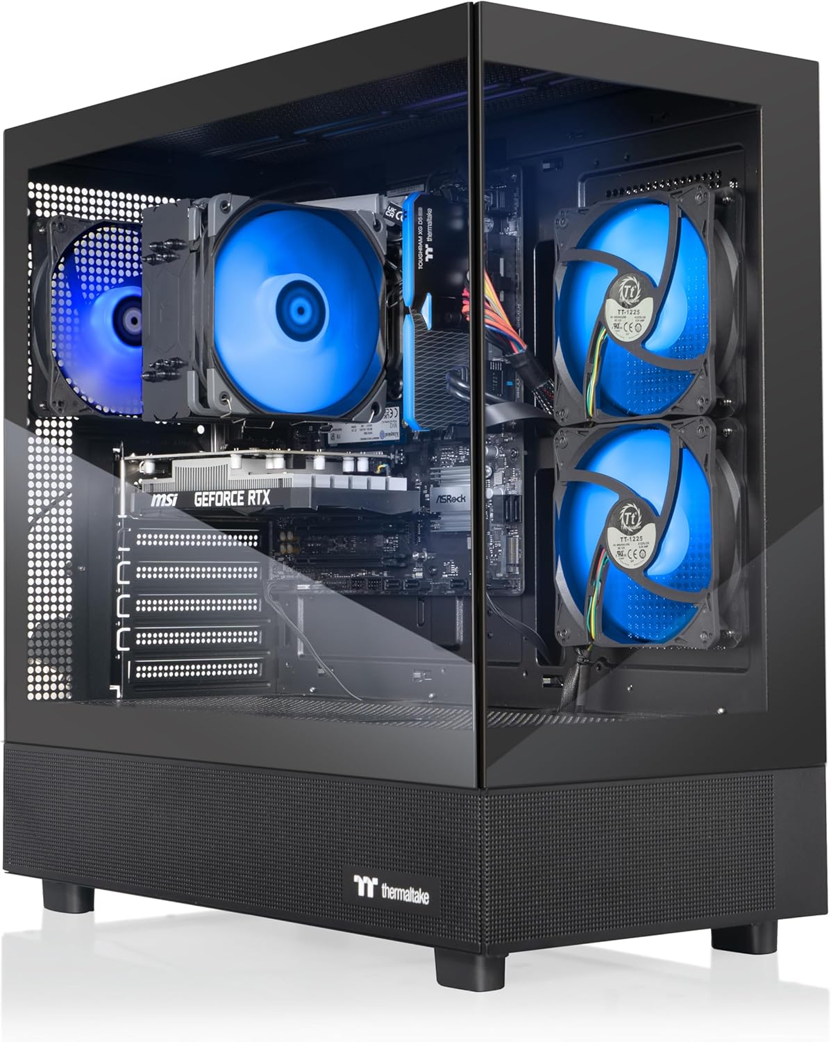Thermaltake Vista i350 Gaming Desktop (Intel® Core™ i5-14400F, ToughRam 16GB DDR5 5600MT/s RGB Memory, NVIDIA® GeForce RTX™ 3050, 1TB NVMe M.2, WiFi, Windows 11) V27B-B76H-350-LCS