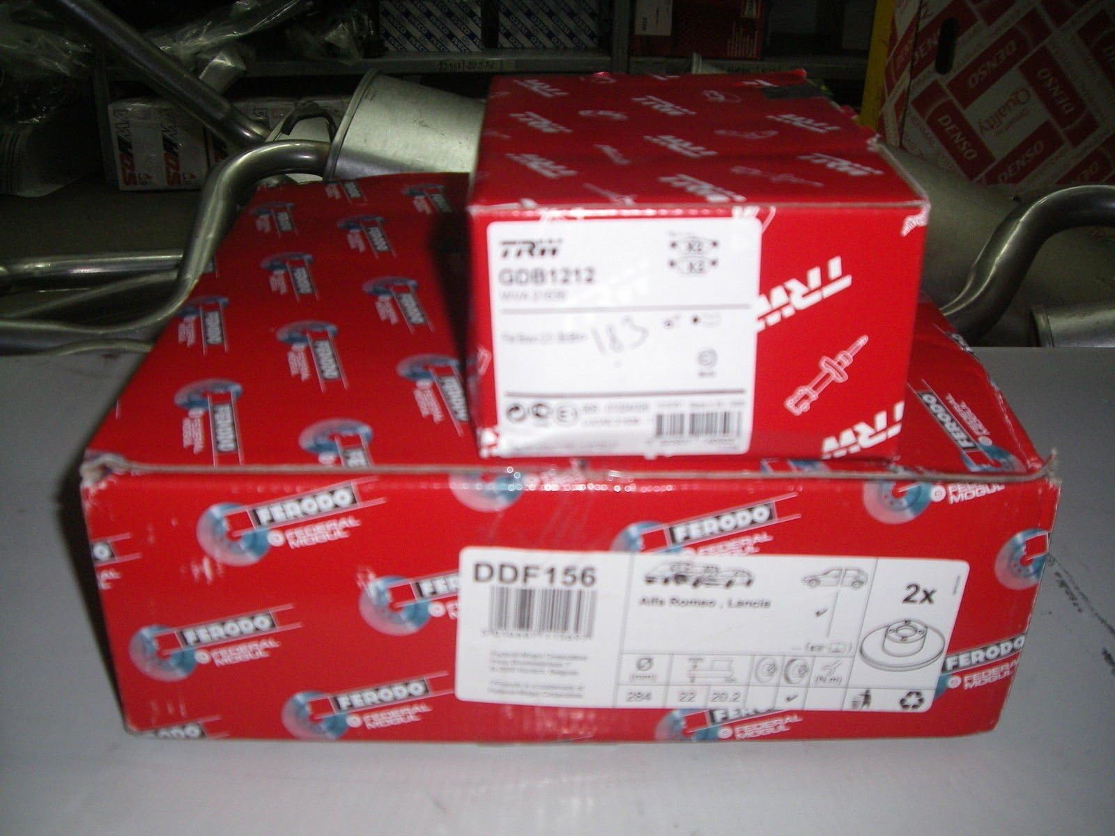 Brake discs + Brake pads rear Cifam DDF1226 – 800 – 688 FDB1931 – 8223371