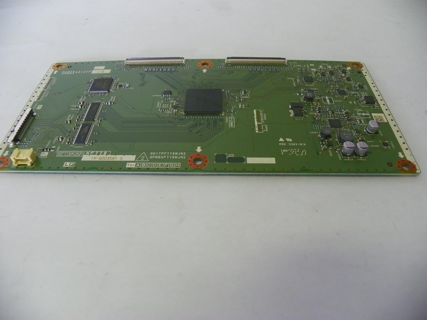 Angled perspective of the T-CON board