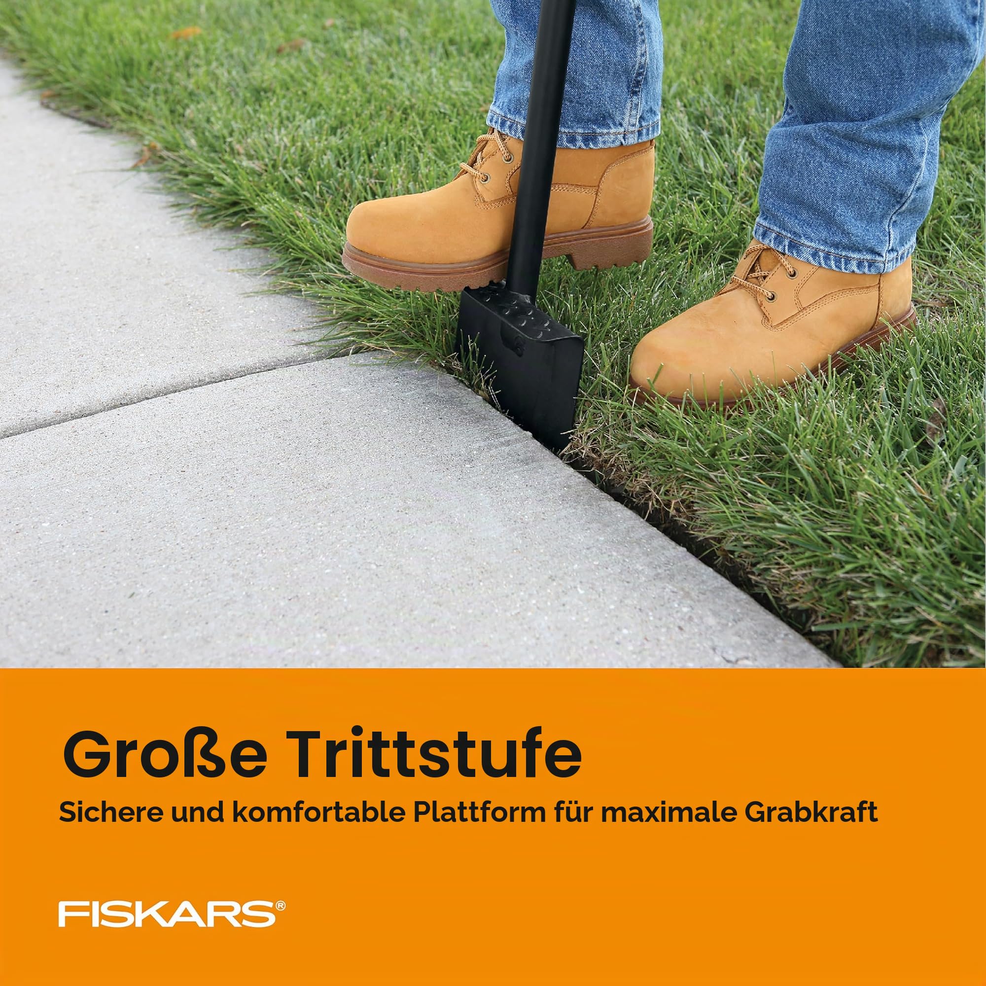 Fiskars 96,5 cm Langer Stahlkantenstreifer