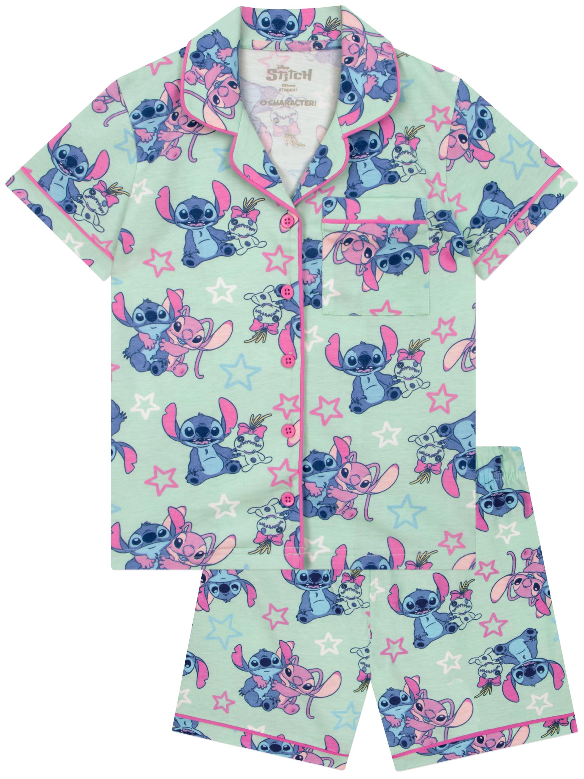 Disney Lilo & Stitch Piżama Dziewczęca, Piżama Angel i Stitch dla Dzieci