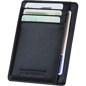 Etui Carte Bancaire Pochette De Carte D'identitu00e9 En Cuir De