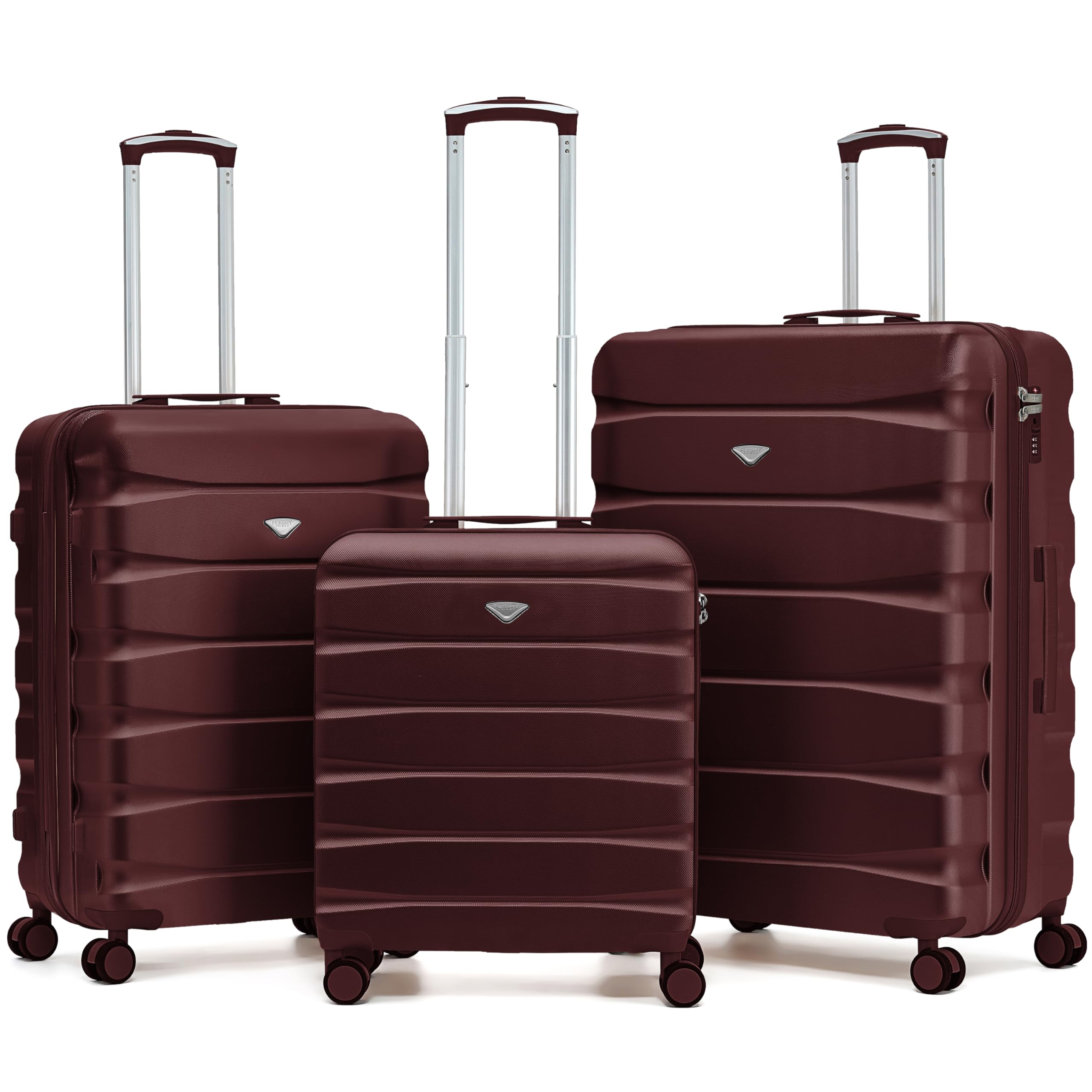 Flight Knight Underseat Cabin Suitcase 45x36x20cm | Free Hand Luggage for EasyJet & Wizz Air | Lightweight ABS Hard Shell with 8 Silent-Glide Spinner Wheels | Max Space Travel Bag — view 219