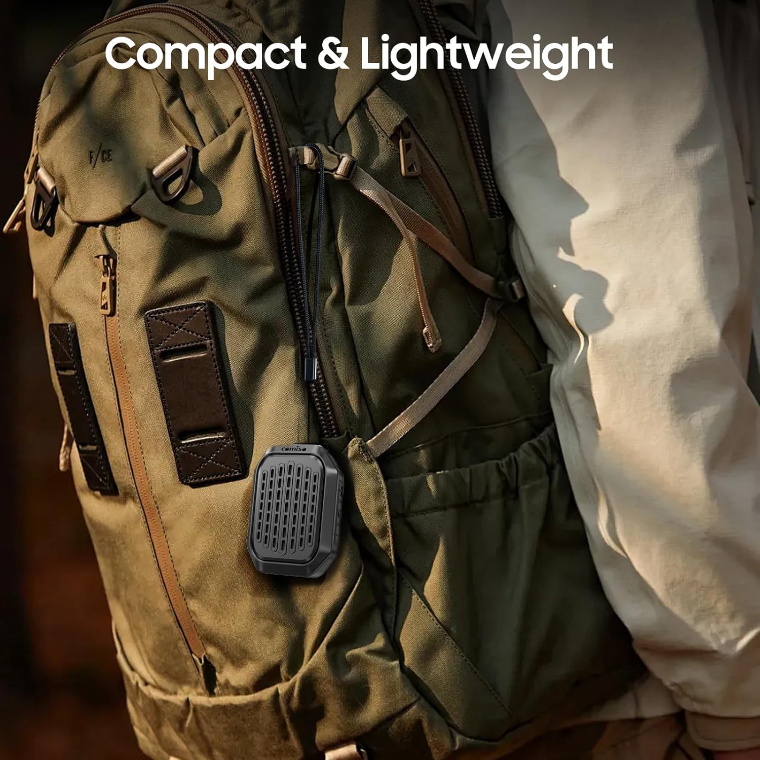 comiso Wearable Bluetooth Speakers, Clip-On Portable Mini Bluetooth Speaker with Built-in Mic for Hands-Free Music and Calls, Waterproof Up to 10 Hours Playtime, Small Wearable Clip On (Non-Magnetic) - Image 7