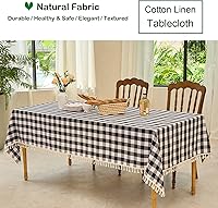 Vista 50 de Table Cloth Rectangle Table-Rustic Gingham Tablecloth Buffalo Plaid Table Cloth for Thanksgiving Christmas Kitchen Dining Room