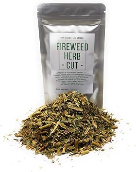 Fireweed Herb - Cut, Dried, Natural Epilobium Angustifolium - Net Weight 1oz/28g