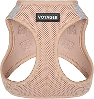 Vista 40 de Best Pet Supplies Voyager Step-In Air - Arnés para mascotas con malla para todo tipo de clima, reflectante, arnés sin tirón para perros y gatos