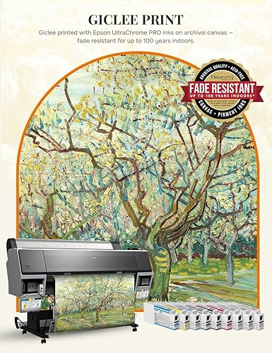 Vista 88 de DECORARTS - Almond Blossom Tree - Vincent Van Gogh Art Reproduction. Giclee Canvas Prints Wall Art for Home Decor 30x24