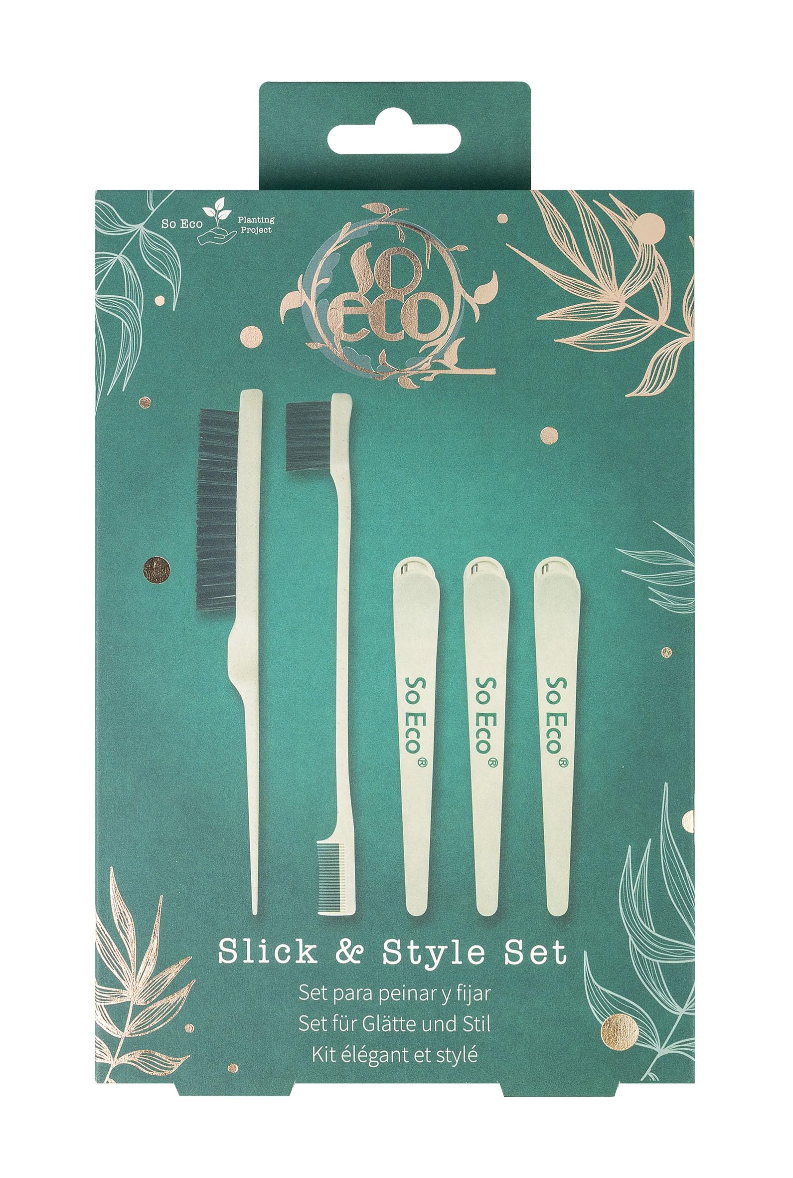 Hair Styling Set - Green - Slick & Style