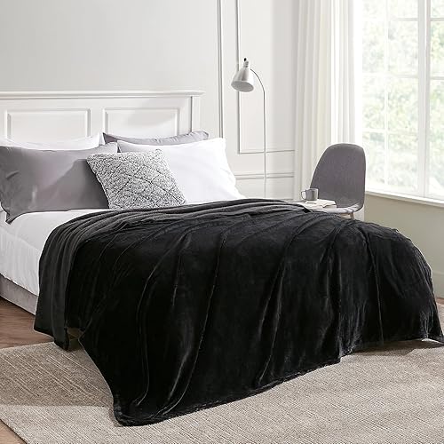 Vista 317 de Hansleep Manta de vellón tamaño individual, color verde azulado, suave y acogedora manta de franela mullida para cama, sofá, viajes, campamento