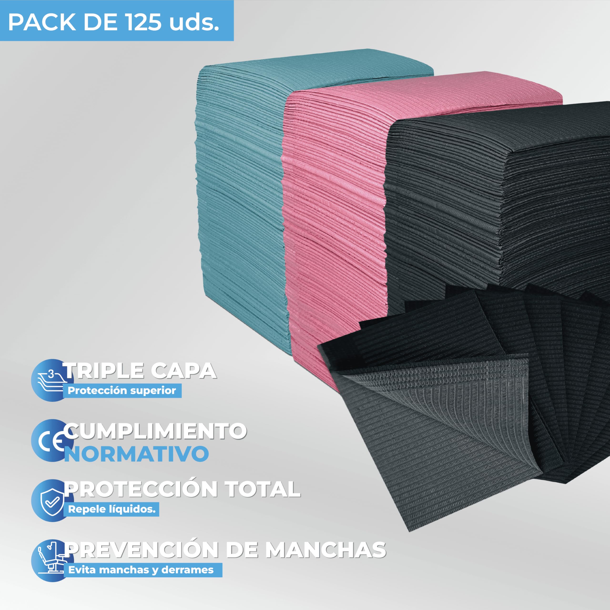 MUNTRADE Bavaglini Dentali Usa e Getta 45x33 cm