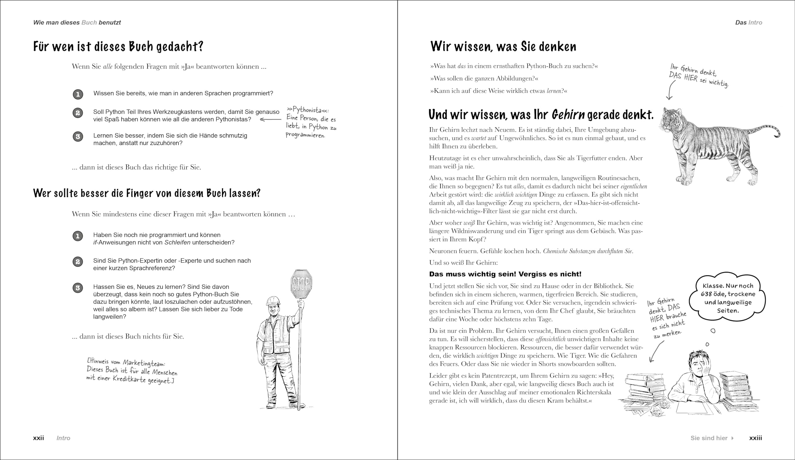 Python von Kopf bis Fuß: Grundlagen und Praxis der Python-Programmierung