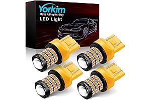 Yorkim 7440 LED Bulb Amber: Top-Notch Turn Signal LED Bulbs for Enhanced Visibility