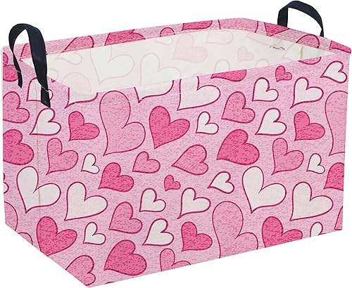 Vista 35 de Cestas de almacenamiento rectangulares para niños, organizador de cestas para bebés. Cesta linda con revestimiento impermeable de PE y asas. Cute