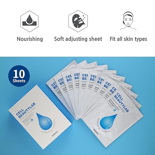 Miniatura 7 de Paquete de 10 mascarillas faciales de colágeno + máscara intensiva de agua 10 unidades