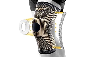 Copper Knee Brace for Knee Pain and Support, Arthritis Pain Relief -...