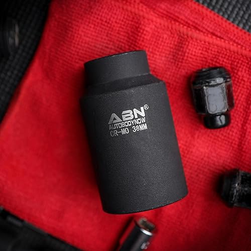 Miniatura 6 de ABN Enchufe de tuerca de eje, 1.496 in, accionamiento de 1/2 pulgada, 6 puntos, universal para todos los vehículos, instalación, extracción