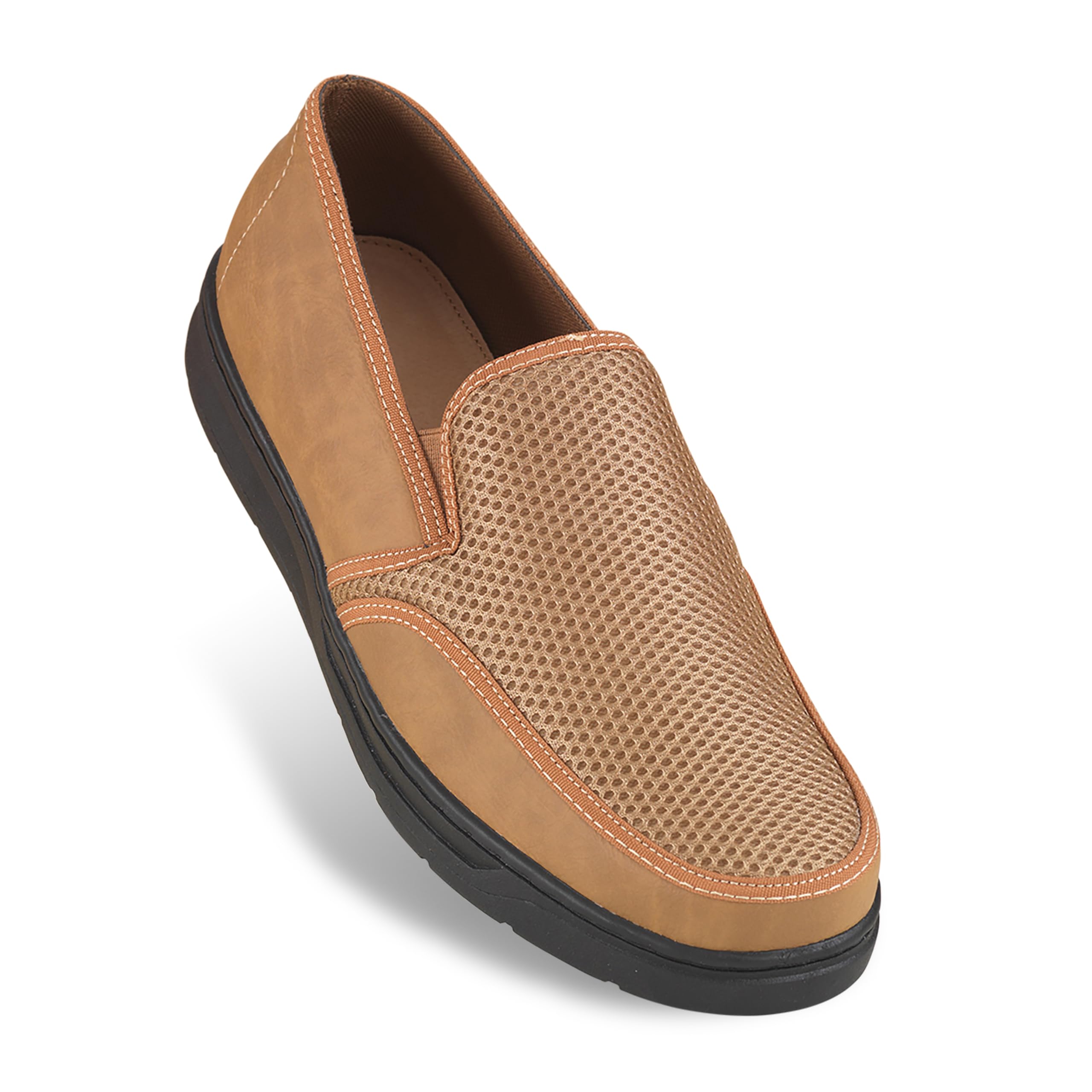 GALERIA DEL COLECCIONISTA Zapatos Verano Fresh Confort 3D Extra Ancho Hombre Fáciles de Poner: Ajustables. Tejido 3D Transpirable, Plantilla Piel y Memory Foam, Antideslizante: cómodos, Flexibles