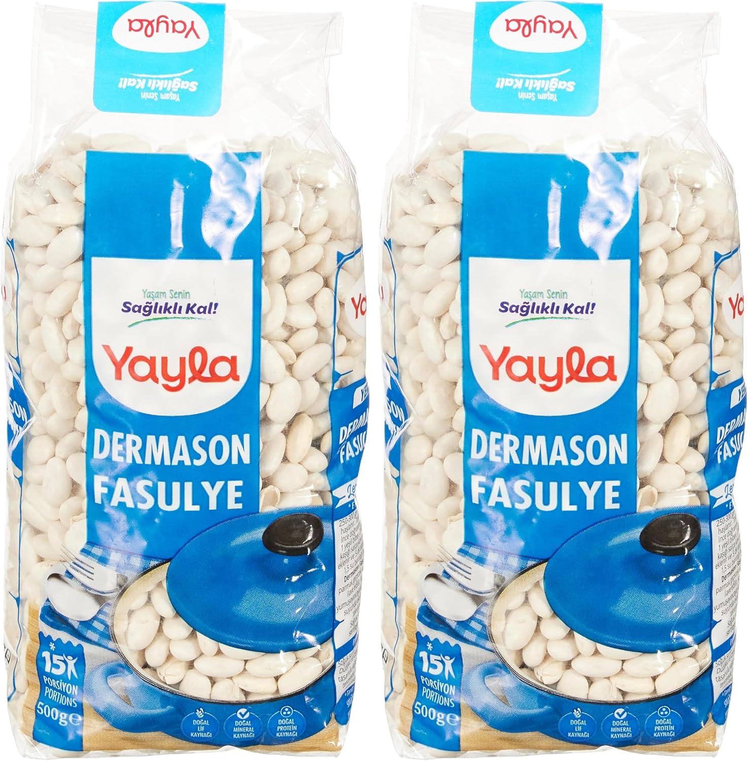 yayla Dermason Fasulye, 500 gr 2li paket