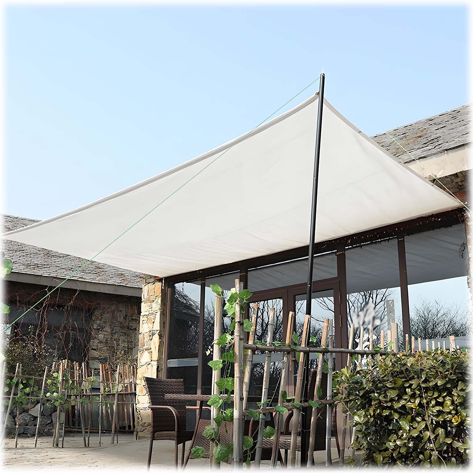 White Shade Cloth with Grommets Garden Shade Netting 70% Shade Covers Outdoor Breathable Sunblock for Greenhouse Plant Flower 12x16ft 16x16ft(9.8 *