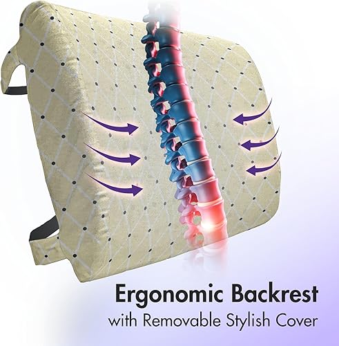 Miniatura 321 de Lunarable Teal Travel Pillow Neck Rest, Aquatic Fauna Theme Hand Drawn Style Various Starfish in Blue Shades, Memory Foam Traveling Accessory for