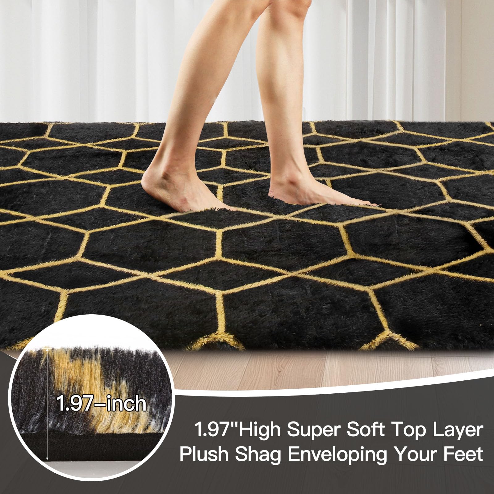 Sour Lemon Rugs Living Room 120x160cm - Image 2