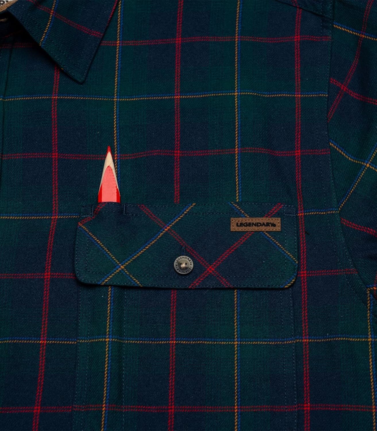 Legendary Whitetails Mens Long Sleeve Button Down 100% Cotton Flannel Shirt - Image 5