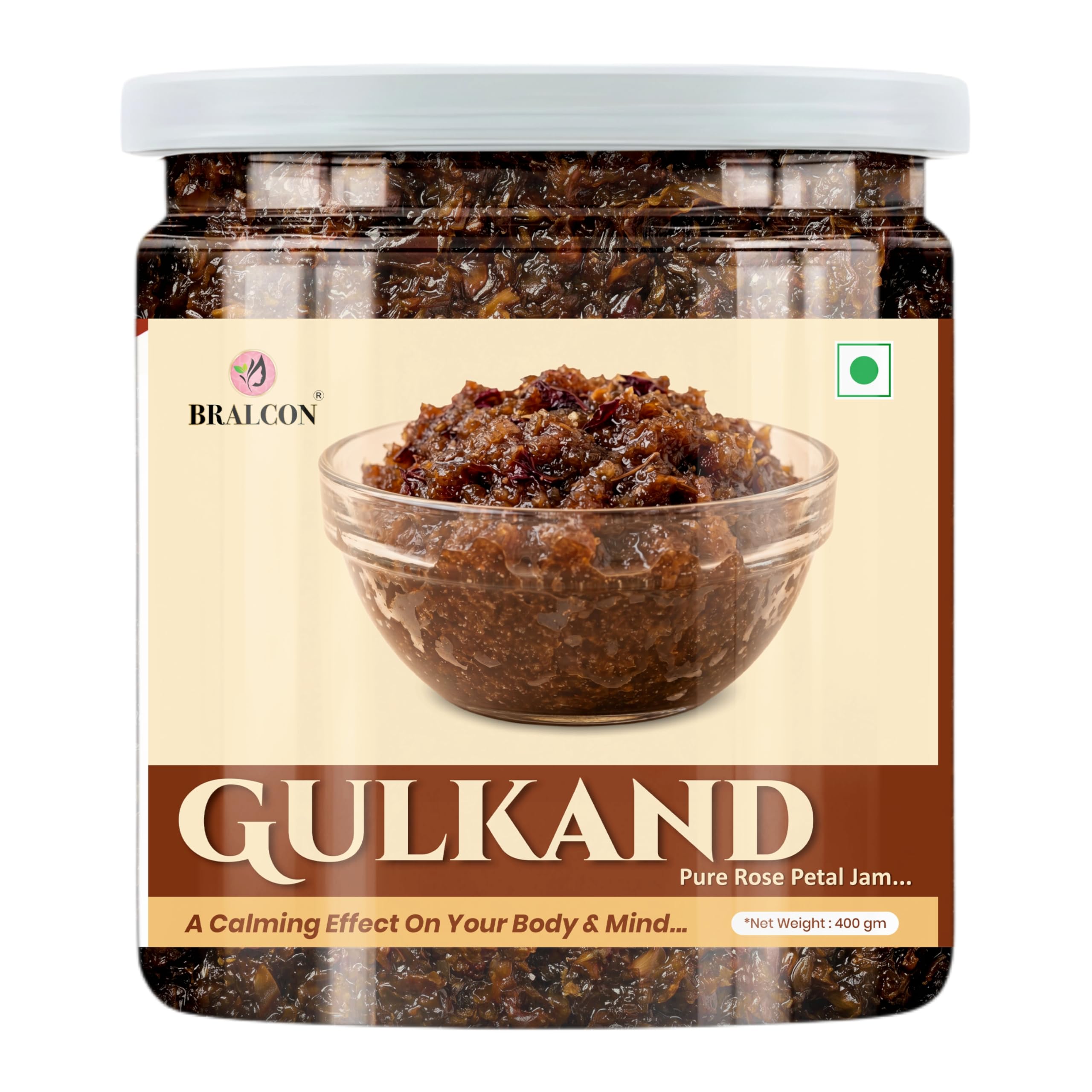 BRALCON Rose Petal Gulkand 400g | Sweet Rose Preserve | Traditional Paan Mix, Dessert Topping & Milkshake Ingredient | Ready to Eat Gulkand-picture-37