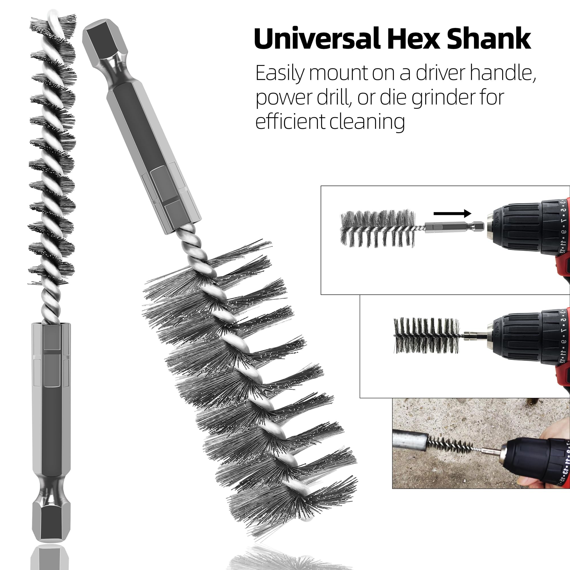 Cepillo De Acero Con Mango - 5 Filas