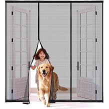 Magnetic Screen Door for French & Double Doors, Fits 7280 Inch