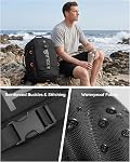 Tolaccea Travel Backpack for Men,TSA Approved Laptop Daypack Fits 15.6",Expandable 40L-50L Carry On Backpack for Work Travel