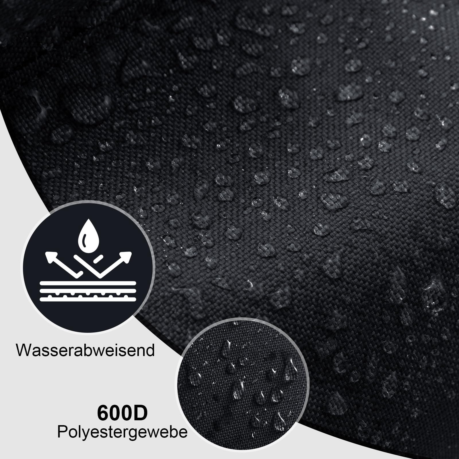 Goture Mochila de pesca con dos soportes para cañas de pescar y protector de lluvia, bolsa impermeable para aparejos de pesca con compartimento ajustable y 8 bolsillos para cebo, mochila de 45 litros